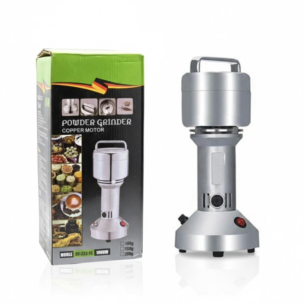 Stainless Steel Electric Spice & Grain Grinder–1000W