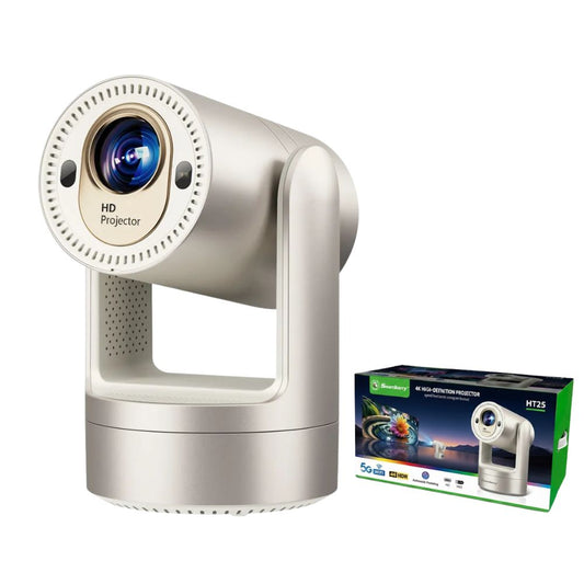 Smartbarry Rechargeable 4K Hdr Smart Projector Ht25