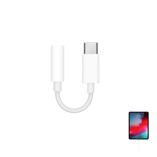 محوّل آبل من تايب-سي إلى منفذ سماعات 3.5 ملم