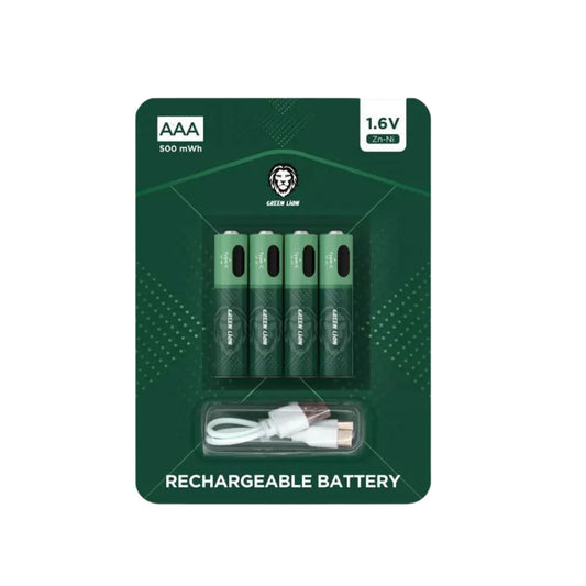Green Lion Type-C Rechargeable AAA Battery