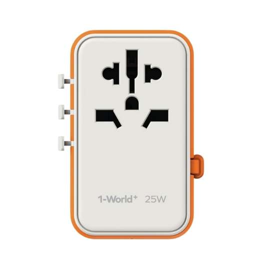 Momax 25W Travel Adapter –Orange