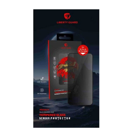 واقي شاشة بتقنية الخصوصيه  من لابرتي جارد لجهاز ايفون 16 برو