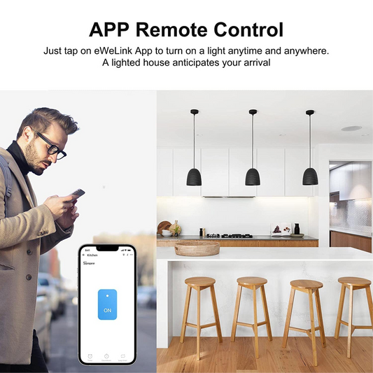 Smart Light Switch Al Panel(1gang-black)