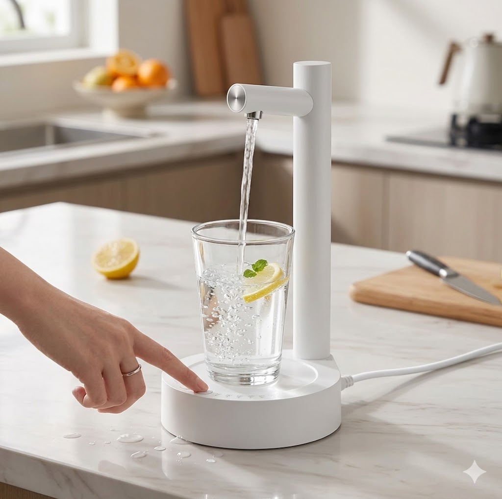 Smart Tabletop Water Dispenser – One-Touch Operation