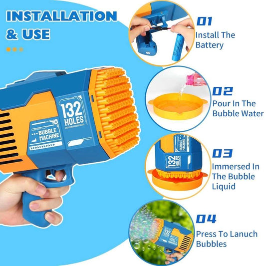 Electric Bubble Gun