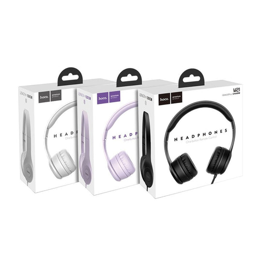 Hoco W21 Graceful Charm Wired Headset