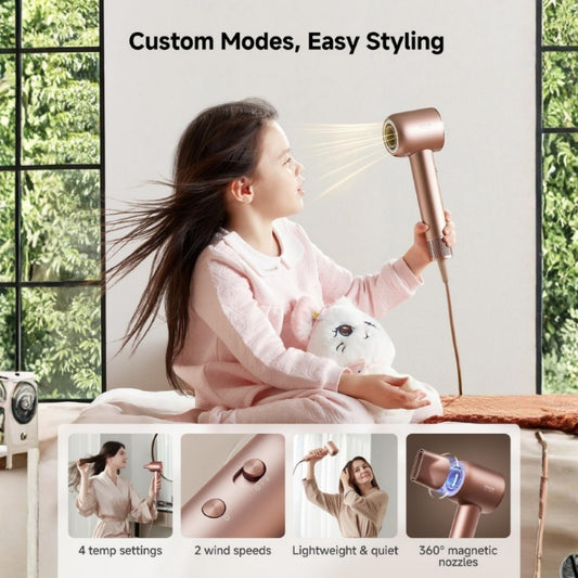 Dreame Hair Glory High-Speed Hair Dryer 110,000 RPM – Rose Gold