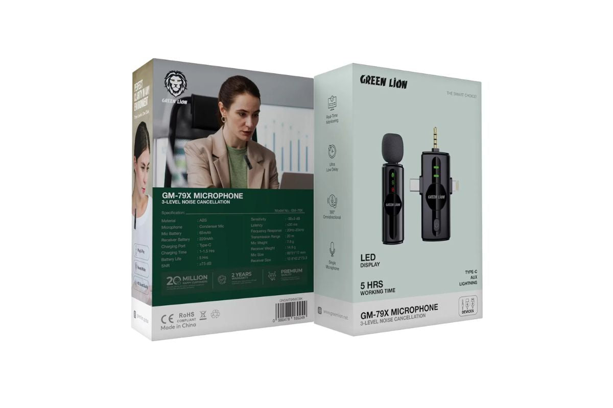 3 in 1 Noise Cancellation Microphone