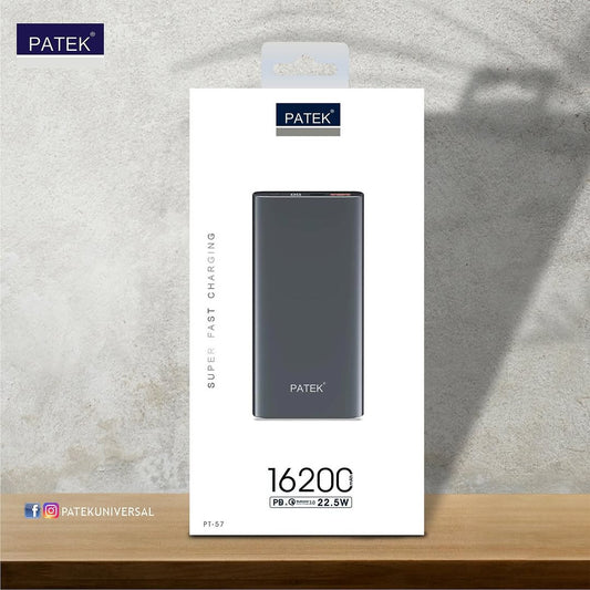 Power Bank Fast Charging  16,200mAh - Patek