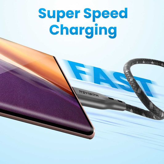 Cable Nylon Braided  Type-C to Type-C 3m - Remson