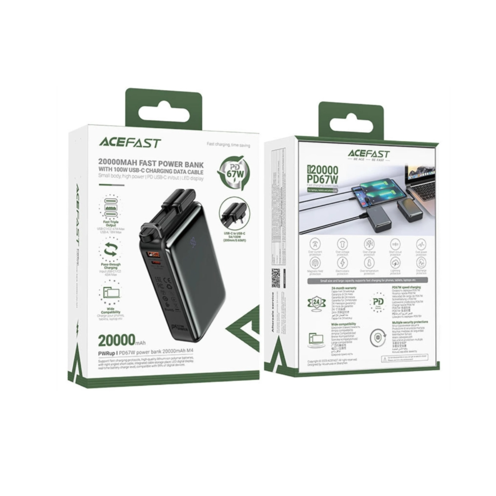 Acefast M4 20000mAh PD67W Power Bank
