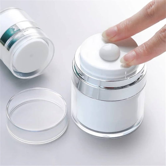 cream container 15ml with pump