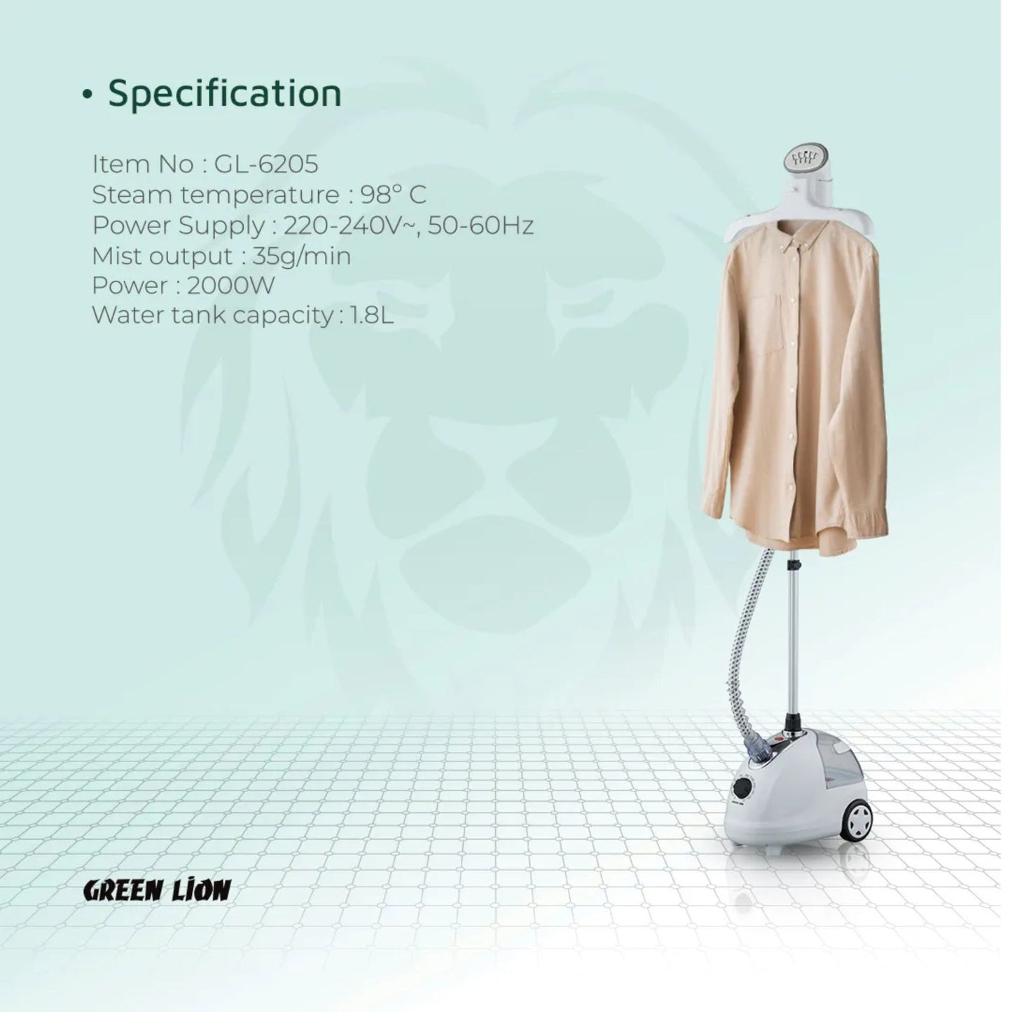 Green Lion Garment Steamer-2000W