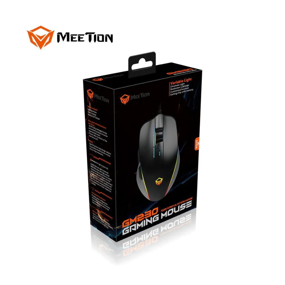 Meetion GM230 RGB Gaming Mouse 12800 DPI