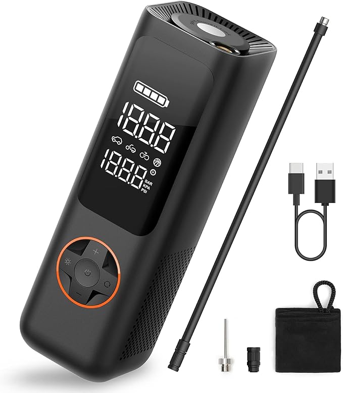 Portable Electric Tire Inflator -QiCYCLE