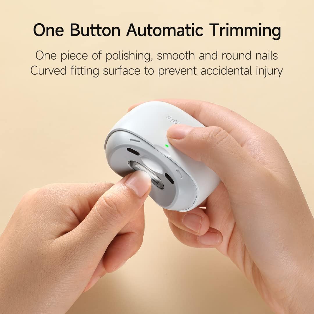 Electric Nail Clipper with LED Light