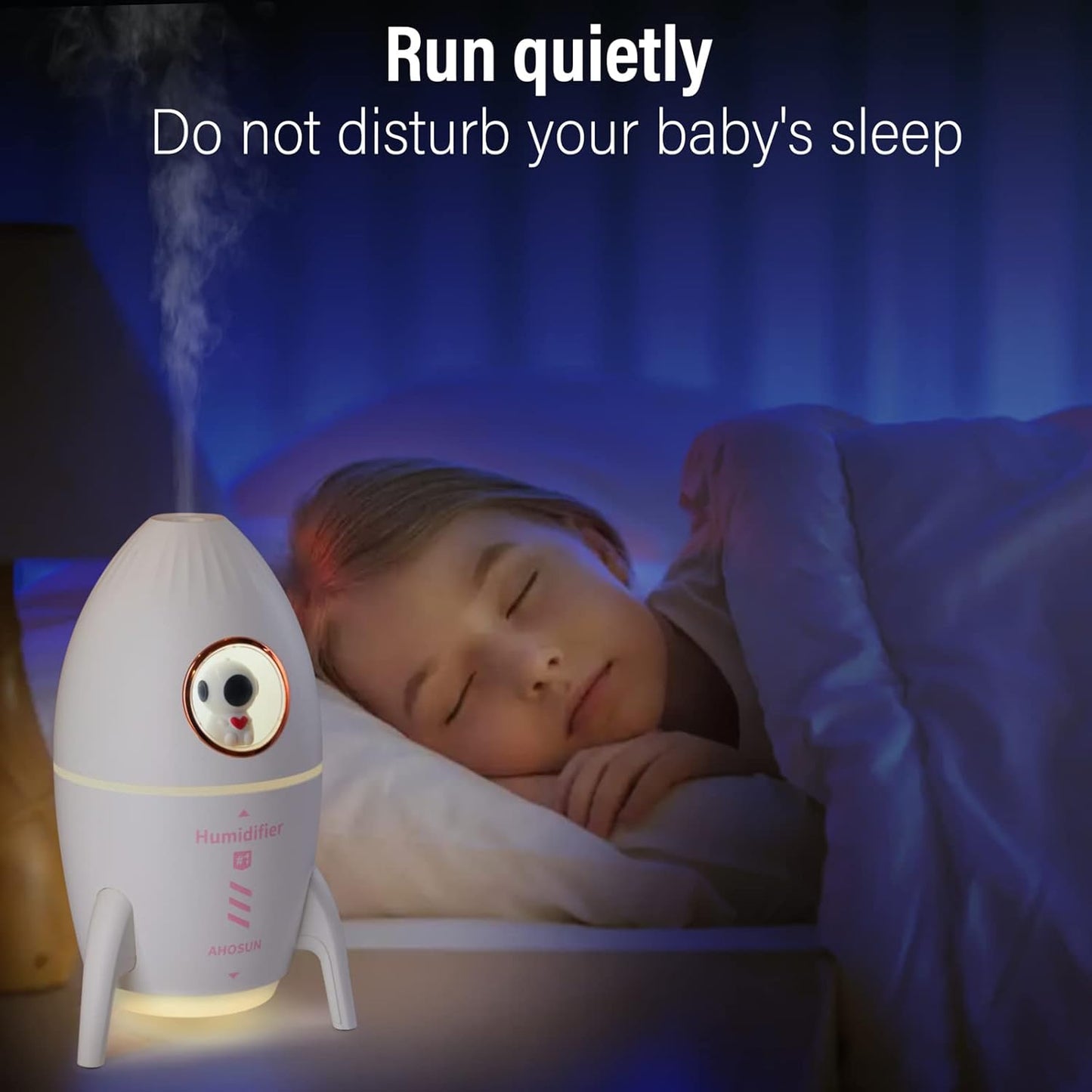 مرطب هواء محمول بتصميم صاروخي 350 مل