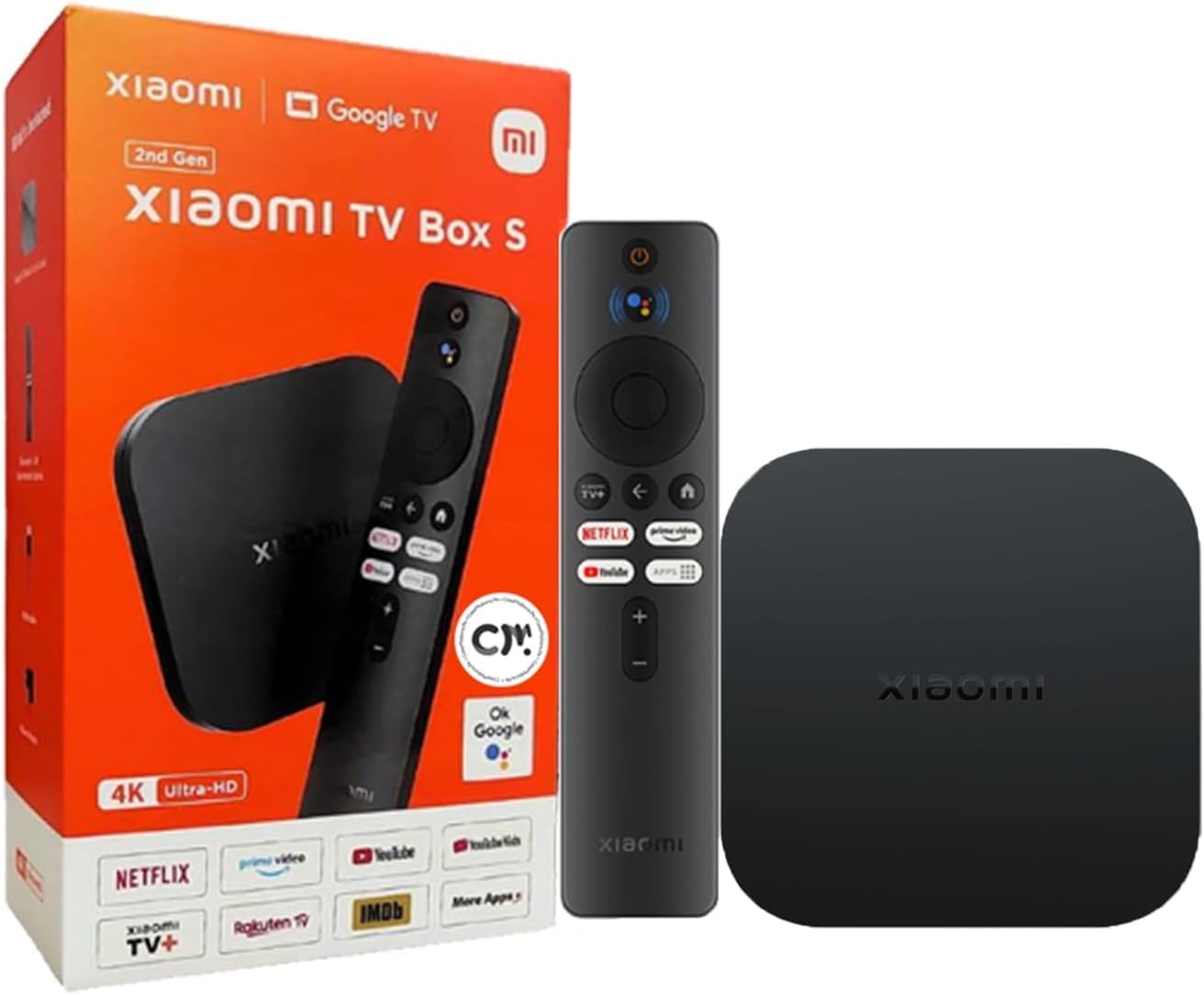 Xiaomi Mi Box S (2nd Gen) – 4K Streaming Media Player, Black