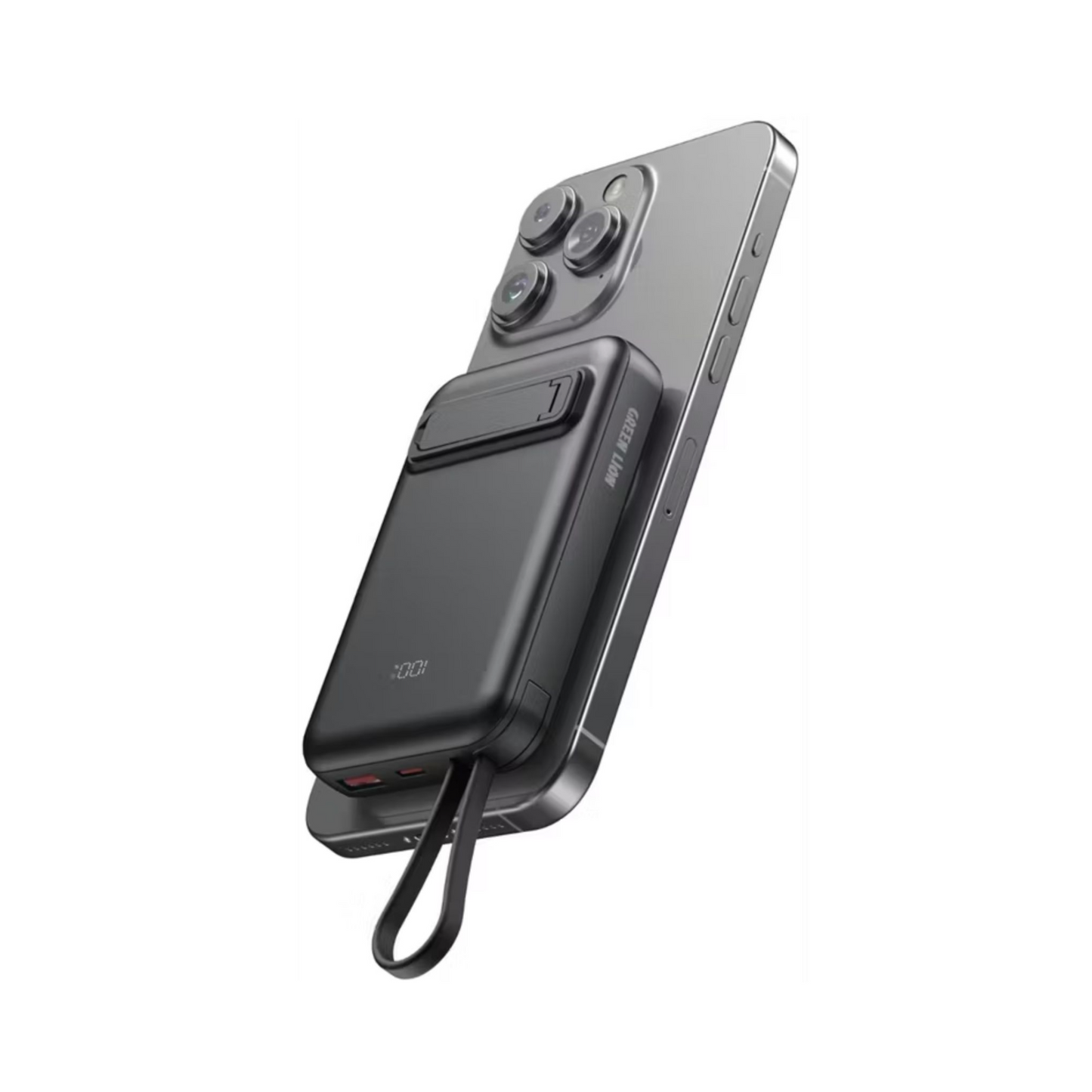 Green Lion DXB MagSafe Power Bank 10000mAh – Black