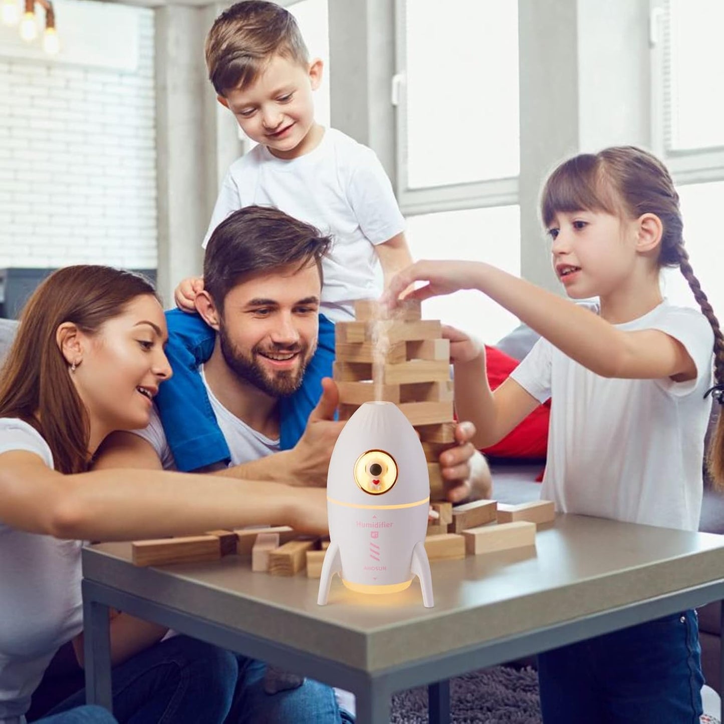 مرطب هواء محمول بتصميم صاروخي 350 مل