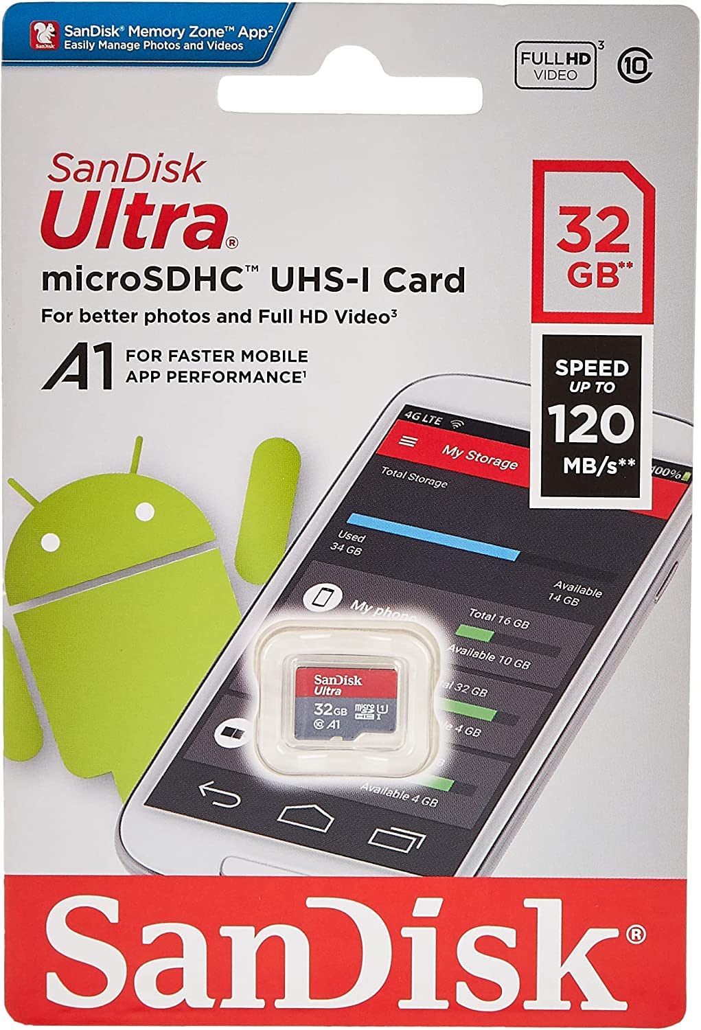 Memory Card Ultra 32Gb - Sandisk