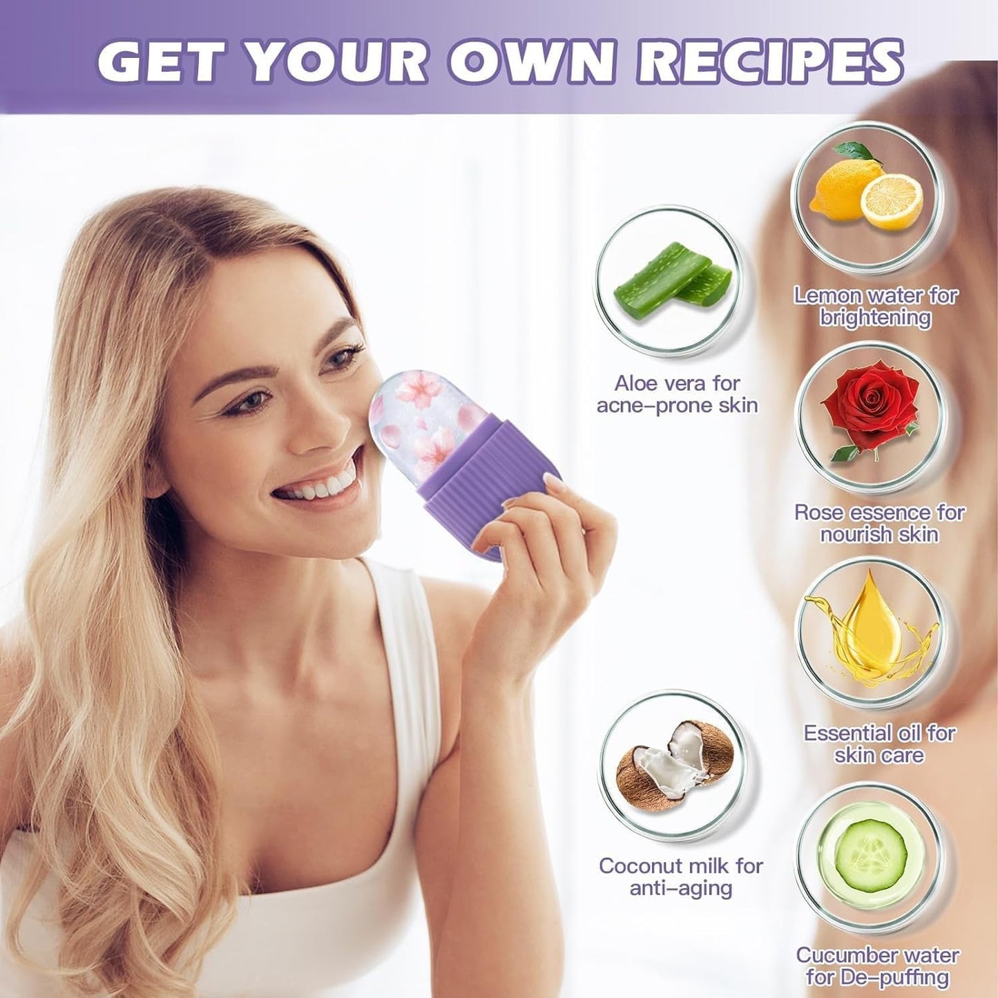 Face Dressing Ice Tray
