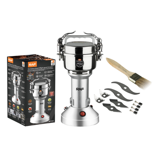 RAF 800W Coffee & Spice Grinder-150g Stainless Steel
