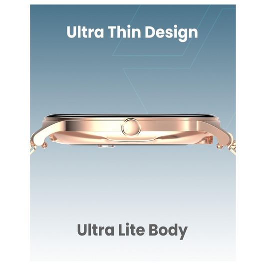 Moxedo Glory Women’s Smartwatch 1.5" AMOLED-Steel Strap & Fitness Tracker