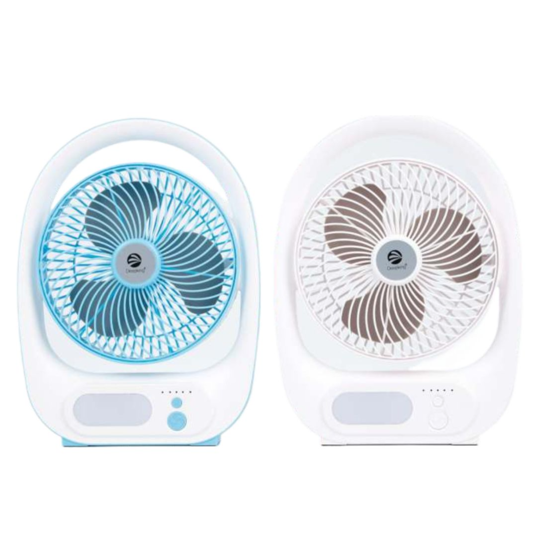 Rechargeable Fan With Lamp - Deepking