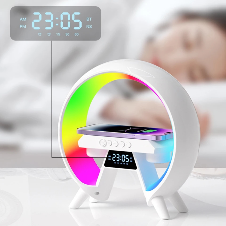 LED Wireless Charging Speaker