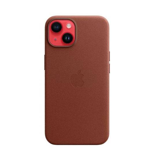 Leather Case With Magsafe  iPhone 14  (Umber) -  Apple