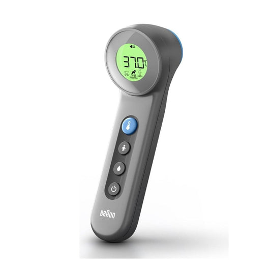 Thermometer 3 in 1 No Touch + Touch (Black) - Braun