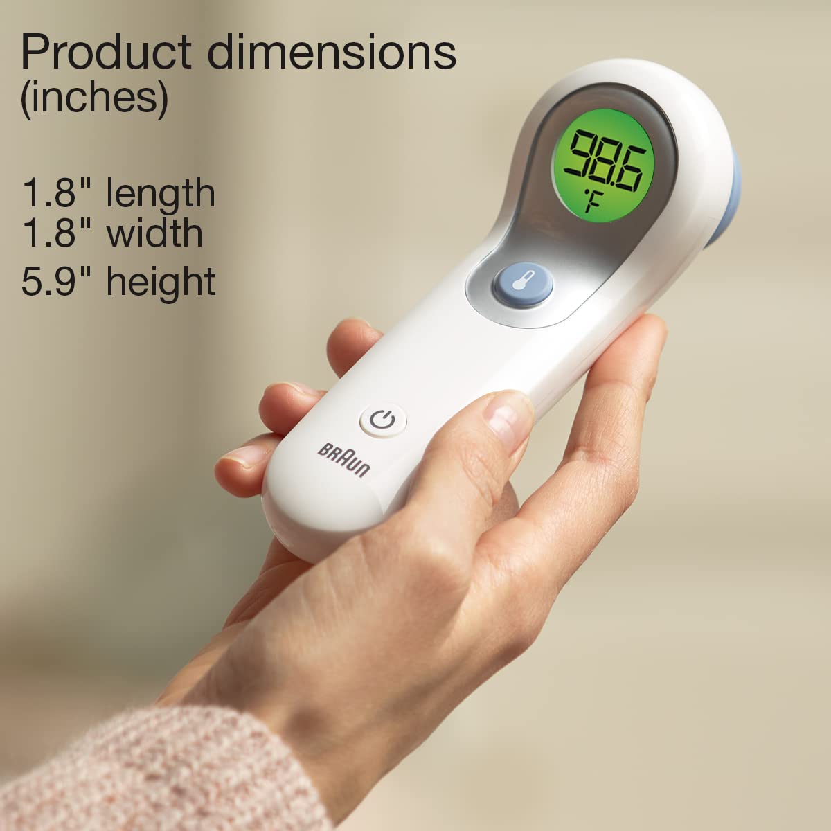 thermometer No Touch forehead (white) - Braun