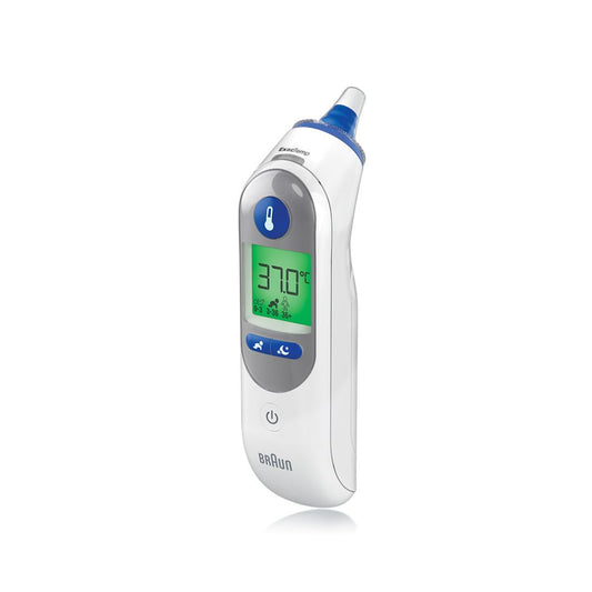 جهاز كشف الحرارة 7 بلس  عن طريق الأذن (ابيض) - براون