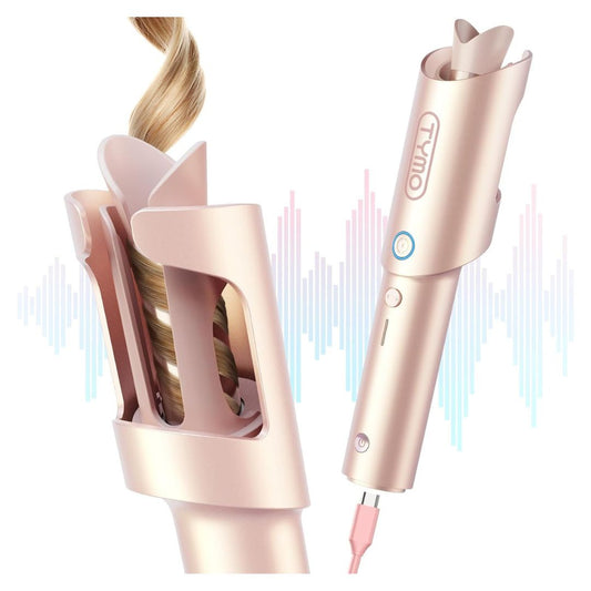 Cordless Auto Curling Iron (Pink Gold) - TYMO