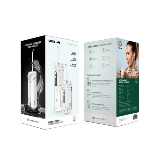 Green Lion Portable Oral Irrigator - White