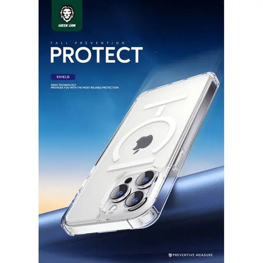 Green Lion Series 8 MAGSAFE Case for iPhone 14 -Clear