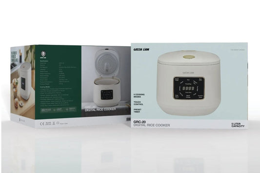 Digital Rice Cooker 5L - Green Lion