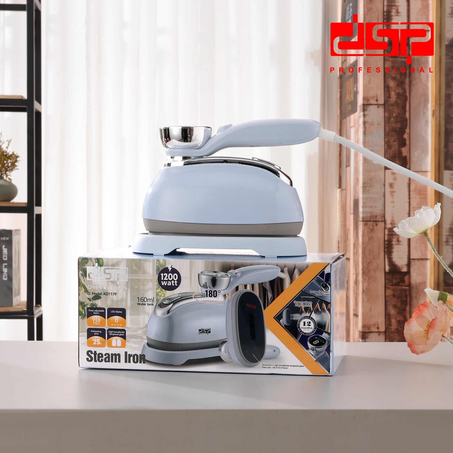 DSP Portable Steam Iron-1200W