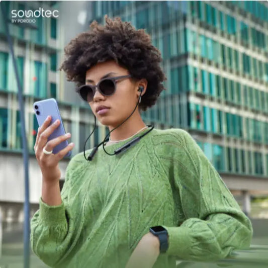 Neckband Earphone (Pd-Enc1) - Porodo