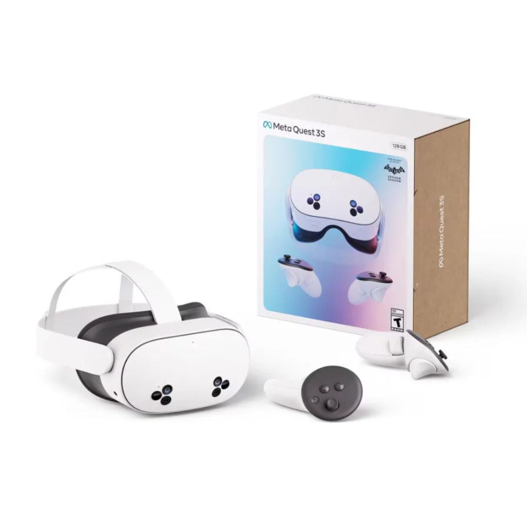 Meta Quest 3S Mixed Reality VR Headset – 256GB includes Batman: Arkham Shadow
