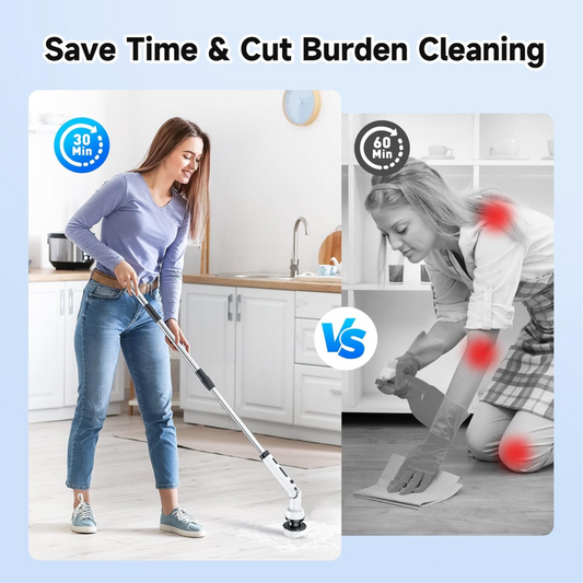 Multifunctional electric cleaning brush
