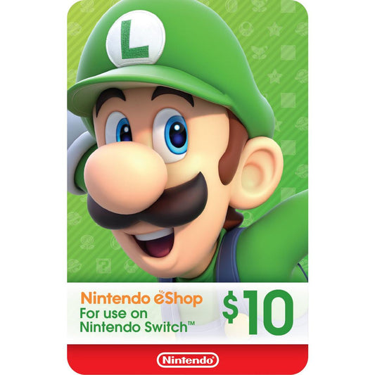 Nintendo Eshop Digital Gift Card (USA)– 10 Usd