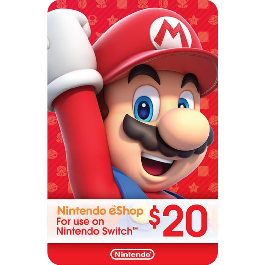 Nintendo Eshop Digital Gift Card (USA) – 20 Usd