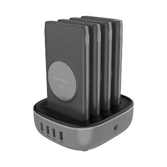 power station  4 in 1 with four 10,000mAh power banks - Powerology