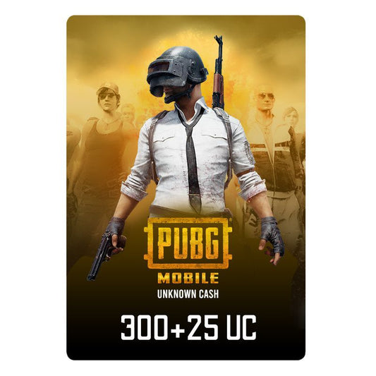 Pubg Mobile Uc Digital Gift Card – 300 + 25 Uc
