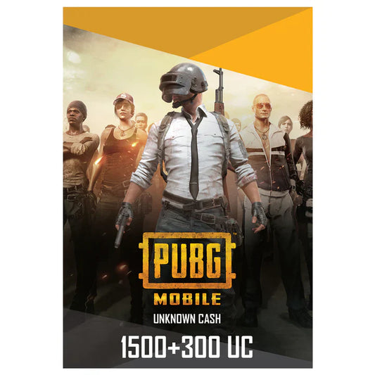 Pubg Mobile Uc Digital Gift Card – 1500 + 300 Uc