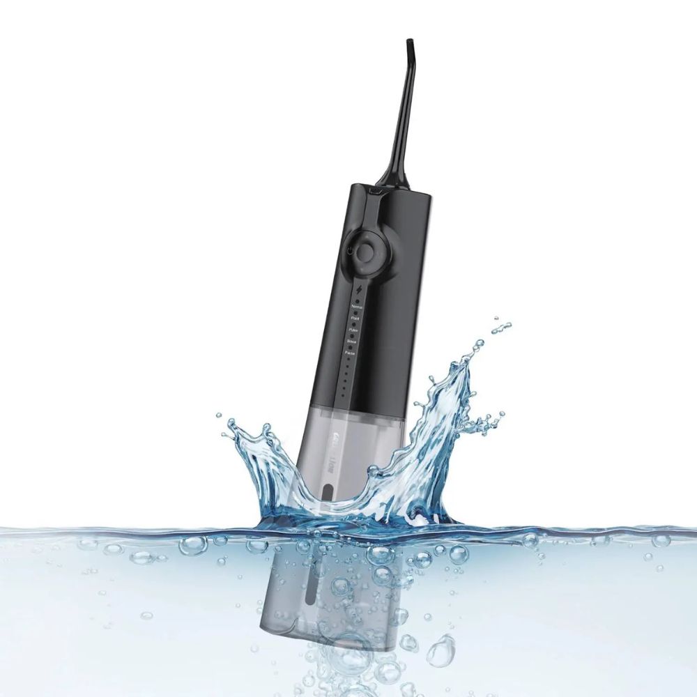 جهاز تنظيف الأسنان المحمول من جرين ليون ، سعة 300 مل - أسود