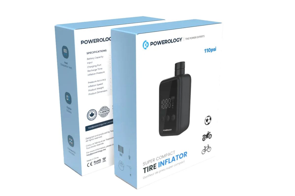 Powerology Super Compact Tire Inflator