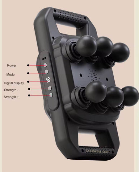 Massage Gun with Six-Headed